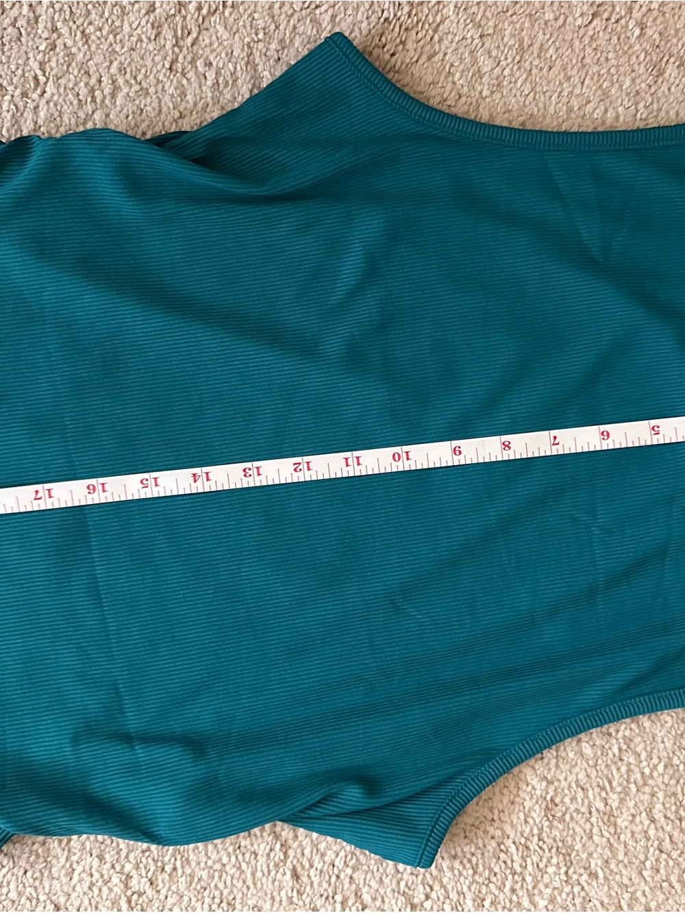 Teal Ribbed Lounge Set - Picture 3 of 6